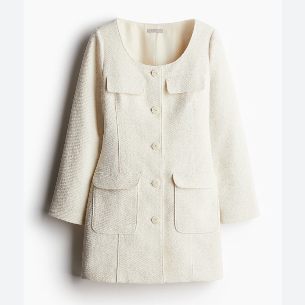 H&M Bouclé Jacket Dress